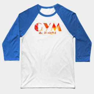 Gym training Baseball T-Shirt